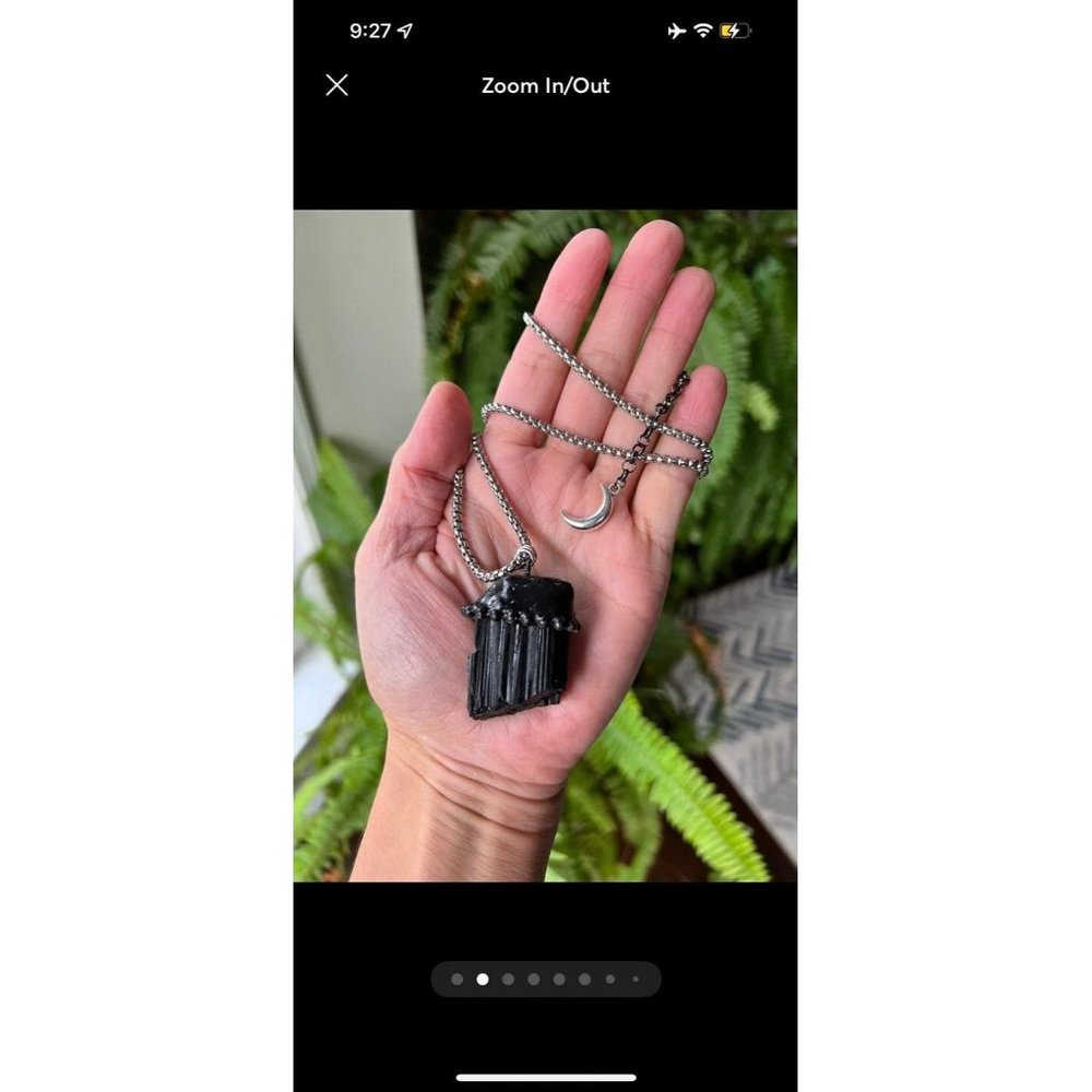 NATURES Shield SET! Black Tourmaline EMF Protection Necklace + Ring - Picture 4 of 12